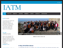 Tablet Screenshot of iatm.co.uk